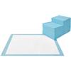 Feandrea Tappeti Assorbenti Pacco da 100 Pezzi, Tappeti per l'Addestramento per Cani e Cuccioli, a Prova di Perdite e Asciugatura Rapida, 60 x 45 cm, Blu e Bianco PTD046W01