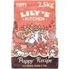 Lily's Kitchen Preparato con ingredienti naturali Cibo secco per cani cuccioli Ricetta senza cereali con pollo, salmone e piselli 2.5kg