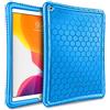 FINTIE Cover per iPad 9a/8a/7a Generazione 10,2 Pollici (2021/2020/2019) | [Serie Honey Comb] Leggera Case Protettiva Custodia Antiurto in Silicone, Blu