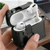 Generic Custodia protettiva antiurto compatibile per AirPods, chiusura magnetica con portachiavi, supporta la ricarica wireless, custodia resistente da viaggio per uomini e donne (nero/AirPods Pro2)