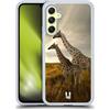 Head Case Designs Coppia di Giraffe E Paesaggio Animali Selvatici Custodia in Gel [Protezione di Grado Militare] Compatibile con Samsung Galaxy A34 5G