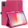 Generico Custodia per DEERTiME E15 - Slim Sottile Leggera in PU Pelle Folio Cover Protettiva Case per DEERTiME E15 10 inch (Rose)