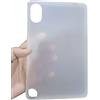 QJONSIU Cover Compatibile con Blackview ZENO 1 8 Zoll, Antiurto Ultra-sottile Cover Posteriore Antiscivolo, Morbido TPU Protettiva-Trasparente