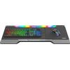 Couchmaster Lapboard³ con HORIZONLIGHT RGB Bar, vassoio ergonomico da gioco per divano, divano e letto, tavolo portatile con hub USB per PC, PS4/5, Xbox One/Series X e laptop
