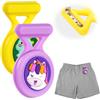 AXFEE 2 Pezzi Portachiavi AirTag, Localizzatore di Chiavi AirTag Portatile | per Zaini e Animali Domestici, Protettiva Anti-Perso, Anti-graffio Custodia Airtag Nascosta con Spilla
