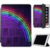 Mixroom - Custodia per iPad (A16) 11 Pollici 11a Gen. Modello 2025 Cover per Apple iPad Smart Case Prottetiva Pieghevole Supporto Stand Disegno Love Arcobaleno M776