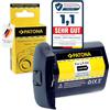 PATONA LP-E4 Batteria per Canon LPE4 LP E4, seconda batteria 2600mAh 10.8V | Batteria di ricambio per EOS 1D C, 1D Mark III/ IV, 1D X, 1Ds Mark III, 100% identica all'originale, con anticortocircuito