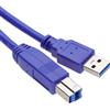 kenable Cavo USB 3.0 SuperSpeed Tipo A Maschio a Tipo B Maschio BLU 50cm 0,5m