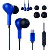 Ruilezyo Cuffie USB C con cavo per Samsung Galaxy auricolari in-ear con microfono | A57 A56 A55 A54 A37 A36 A35 A34 A26 A25 A17 A16 S26 S25 S24 S23 S22 Ultra, per iPhone 17 16 15 iPad Pro Air pixel xiaomi