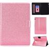 Generico DayQiQiPu Cover per Huawei MediaPad T5 AGS2-W09/W19/L03/L09 (10,1 Pollici) Leggera Custodia Motivo Glitterato Custodie con Supporto Caso Ribaltabile Portafoglio e Auto Sleep/Wake, Rosa
