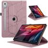 TEDTIKJT Custodia per Xiaoxin Pad Pro/Lenovo Tab Pro 12.7 Pollice 2025 Tablet Custodia Pelle PU 360 Ruotabile Supporto Flip Protettiva Tablet Cover per Lenovo Tab Pro 12.7 Custodia,Oro Rosa Albero
