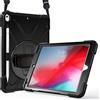 ProCase iPad Air 3 10.5 2019 Rugged Custodia, Shockproof Cover Protettiva Antiurto Rotante con Tracolla Kickstand Shoulder Belt Supporti Rigidi per iPad Air (3rd Gen) 2019/iPad Pro 10.5 2017 -Nero