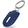 iVoler Custodia in Morbido Silicone per Xiaomi Tag con Portachiavi, Cover Tracker Protettiva Antiurto e AntiGraffio, Localizzatore Portatile per Chiavi, Zaini, Bagagli e Animali Domestici, Blu