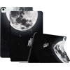 Generico DayQiQiPu Custodia per Apple iPad Air 13 Pollici (M3/M2, 7a/6a Gen, 2025/2024) in Pelle PU Serie Motivo Astronauta Custodie Protettiva, Cover Ultra-Sottile con Supporto a Flip e Auto Wake/Sleep,05