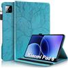 Succtopy Custodia per Xiaomi Pad 8/Pad 8 Pro 2025 11.2 Pollici Cover in Pelle PU con Porta Penna Case Protettiva con Funzione di Supporto Blu