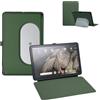 Penoval Google Pixel Tablet Hülle 11 Zoll (2023) Silikon Cover Case Verstellbarer Betrachtungswinkel Einfach Handgepäck Schutzhülle Kompatibel mit Ladelautsprecher Dock (Grün)