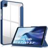 FINTIE Cover per Samsung Galaxy Tab A11 8.7 Pollici 2025 / Tab A9 8.7 2023 | Sottile Leggero Antiurto Trasparente Custodia Posteriore con Bordo in TPU Morbido, Navy