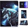 LSPCASA Custodia per Samsung Galaxy Tab A7 10.4 pollici 2022/2020 SM-T500/T509/T505/T507/T503 in pelle PU Custodia Flip Flip per Galaxy A7 con supporto per carte di credito