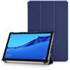 Simpeak Cover Compatibile per Huawei MediaPad M5 Lite 10 Custodia, Custodia in Pelle PU Compatibile con Huawei MediaPad M5 Lite 10 Ultra-Sottile Folio Supporto Smart Cover Auto Sveglia/Sonno, Blu