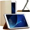 ebestStar - Cover Compatibile con Samsung Galaxy Tab A6 A 10.1 (2018, 2016) T580 T585 Custodia Slim Smart Case Pelle PU Sottile Funzione Supporto, Dorato [Apparecchio: 254.2x155.3x8.2mm 10.1]