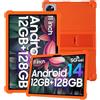 Generic Custodia per laptop LPA7BK da 11 pollici, copertura completa, adatta ai bambini, antiurto, antigraffio, supporto regolabile, impermeabile, in morbido silicone, arancione