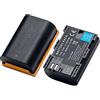 BCMCZCDC LP-E6/LP-E6NH/LP-E6N Batteria ricaricabile 2650mAh (2Pacchi) Compatibile con Canon EOS 5D2/5D3/5D4/5DS/5DSR/6D/6D2/60D/60Da/7D Mark2/70D/80D/90D