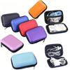Generic 1 organizer laterale rigido semplice per cavi e cuffie, design minimalista portatile, viola