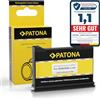 PATONA Batteria per Insta360 CINSBBMA 2350mAh 9.1Wh Li-Ion 3.85V | Batteria per Insta 360 X4, 100% identica all'originale, con protezione da sovraccarica e cortocircuito