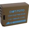 Dot.Foto NP-W126, NP-W126s Premium 7.2v / 1260mAh Batteria USB-C Ricaricabile per Fujifilm X100F, X100V, X100VI, X-T3, X-T2, X-T1, X-T100, X-T200, X-T50, X-T30 II, X-T30 III X-T30, X-M5, X-Pro2