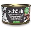 Schesir, Tonnetto con Seppie in Gelatina, Alimento Umido Completo per Gatti, in Lattina, Con Vitamine Aggiunte, 100% Naturale, 12 x 85g