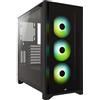 Corsair CC-9011204-WW Vetro Temperato, Nero, Taglia Unica