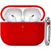 Generic Custodia protettiva adatta per AirPods Pro3, custodia protettiva in morbido silicone per Apple AirPods Pro3, per donne e uomini, accessori per custodia AirPod Pro3 con portachiavi