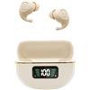 eleror X9 Mini auricolari senza fili per dormire e uso quotidiano, auricolari Bluetooth ultra piccoli, comodi auricolari in silicone completi, isolamento acustico, adattamento sicuro, chiamate chiare