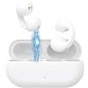 FAFOUR Cuffie wireless per conduzione ossea con clip auricolare, mini cuffie per conduzione ossea, cuffie aperte Bluetooth senza fili per sport da corsa (Bianco)