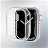 Generic [Pellicola protettiva non inclusa] Custodia protettiva antiurto ultra sottile per Apple Watch Series 10 (46 mm e 42 mm), compatibile con accessori nelle taglie 40, 41, 44 e 45 mm. (40 mm, trasparente)