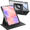 FINTIE Rotante Cover per Samsung Galaxy Tab S10 Lite/S10 FE/S9 FE 10.9 | con S Pen Portapenne - Custodia Girevole 360 Gradi con Retro Trasparente Case con Auto Sveglia/Sonno, Nero
