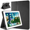doupi Deluxe Custodia per iPad 2 3 4, 360 Gradi Rotable Protezione con Smart Funzione Sleep/Wake Up Etui Stare in Piedi Protettiva, Nero
