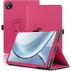 Envibe Custodia per DOOGEE V Pad 12 Pollici, Cover Tablet DOOGEE V Pad, Copertura Protettiva Pieghevole con Supporto per Matita e Cinturino da Polso, Protezione Completa. (Rosso)