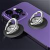 Generic Supporto ad anello per telefono con rotazione a 360° e cavalletto, supporto magnetico ad anello per telefono (nero, 2 pezzi)