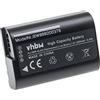 vhbw batteria compatibile con Panasonic Lumix DC-S5K, DC-S5 II, DC-S5 IIX fotocamera (2000mAh, 7,2V, Li-Ion)