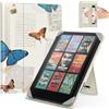 MoKo Custodia per 6,8,7 Kindle Paperwhite eReader Tablets, Farfalla | Accessori eReader per 6,8, 7 Pouces Kindle Paperwhite/Colorsoft/Kobo/Ocean, Custodia Leggera Folio ,Cinghia da Mano, Support