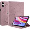 Succtopy Cover Compatibile con Xiaomi Redmi Pad Pro 12.1 Pollici 2024 cover in Pelle PU con 360 Gradi di Rotazione Custodia Protettiva con Porta Penna per Xiaomi Redmi Pad Pro Oro Rosa