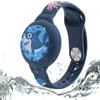 Dingfeiyu Braccialetto per Apple AirTag Impermeabile, Anti-smarrimento e Anti-graffio Custodia Cover AirTag per Bambini, Adolescenti, Anziani (squalo blu)
