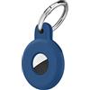 Ainiv Portachiavi per Airtag, Custodia per Airtag Portachiavi in Spesso Silicone, Localizzatore di Chiavi per Airtags Portatile per Zaini e Animali Domestici, Mini Cover Protettiva Tracker, Blu Scuro