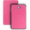 REY Custodia Smart Cover pieghevole per SAMSUNG GALAXY TAB A 10.1 2016 (T580), Flip Smart Cover, Custodia protettiva, Rosa