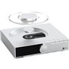 S.M.S.L SMSL PL200T Lettore CD MQA-CD Ingresso Orologio HiFi Lossless Lid-Open Playback Mod Transport (Argento)
