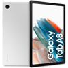Samsung Tablet Android Galaxy Tab A8 10,5 Pollici Wi-Fi RAM 3GB 32GB 11% Argento [Versione Italiana] 2022
