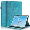 Succtopy Custodia per Lenovo Tab M10 HD 10.1 2018(TB-X505L /TB-X505F /TB-X605L /TB-X605F), PU Cover Tablet M10 Protettiva Slim Smart Protettiva Case Lenovo Tab P10(X705L/X702F),Blu