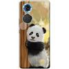 Mixroom - Cover Custodia Back case In TPU Silicone Morbido Per OPPO A78 5G Fantasia Cucciolo di panda U829
