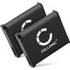 CELLONIC 2x Batteria compatibile con Panasonic Lumix DC-FT7, DMW-BCM13 | 1050mAh, 3.7V, Ioni di Litio per Panasonic Lumix DMC-FT5, DMC-LZ40, DMW-BCM13E, DMW-BCM13PP, PABCM13-1